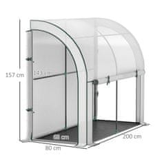Aga Vrtni folijarnik uz zid 200x80x157 cm