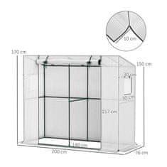 Aga Vrtni tunel 200x76x170 cm