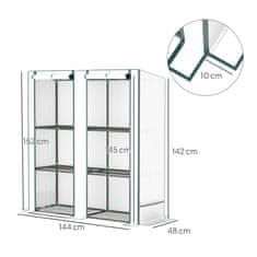 Aga Vrtni folijarnik 144x48x152 cm