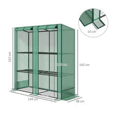 Aga Vrtni folijarnik 144x48x152 cm