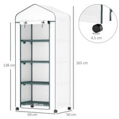 Aga Vrtni folijarnik 165x69x50 cm
