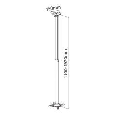 S-box Stropni stalak za projektor PM-200XL
