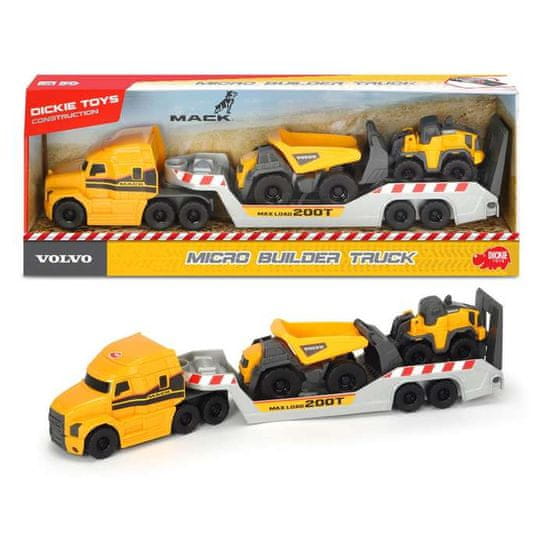 Dickie Kamion Mack + 2 građevinska vozila Volvo (203725005)