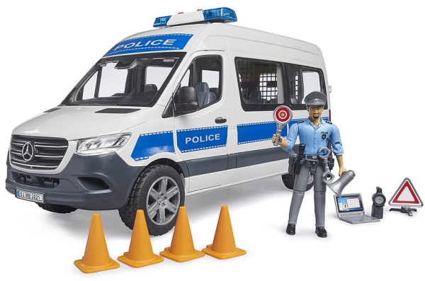Bruder MPB Sprinter policijsko vozilo, s policijsko številko 