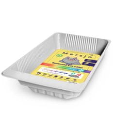 Mersjo Jednokratna kutija za pijesak za mačke, bentonitni posip za mačke PH CONTROL s posudom 2,7l + mjerica