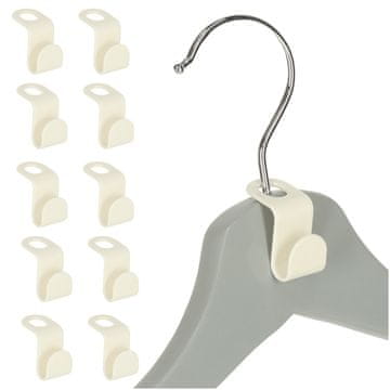 Ikonka Aga Kuke za vješalice za garderobni ormar 10 komada