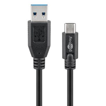 Goobay USB-C na USB-A 3.0 1m 15W 5Gbit/s kabel za napajanje i prijenos podataka