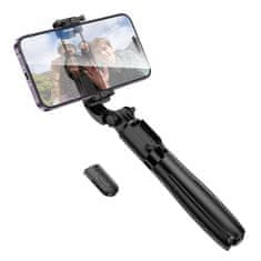 Borofone BY13 Bluetooth selfie štap sa stativom, crni