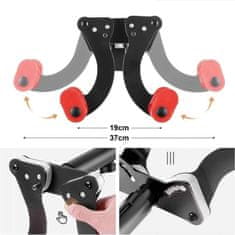 MG Bike Hander V2 držač za bicikl, crno/crvena