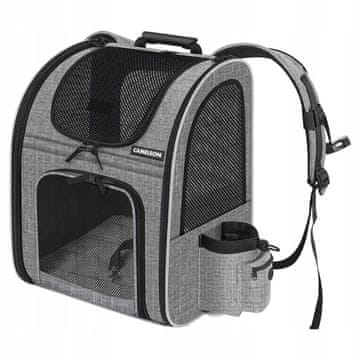 MG Animal Backpack V2 transportna torba za pse i mačke, siva