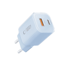 Tech-protect NCM33W punjač USB / USB-C 33W PD QC, svetloplava