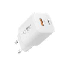 Tech-protect NCM33W punjač USB / USB-C 33W PD QC, bijela