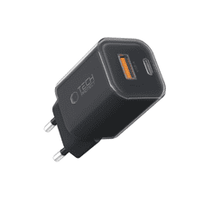 Tech-protect NCM33W punjač USB / USB-C 33W PD QC, crno