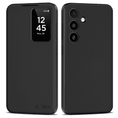 Tech-protect Smart Wallet preklopna maska za Samsung Galaxy S25 Plus, crno