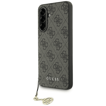 Guess GUHCSA56GF4GBR silikonska maskica s privjeskom za Samsung Galaxy A56 - smeđa