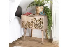 Woody Fashion Noćni ormarić, Sonoma hrast, Two - 120