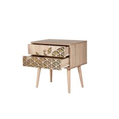 Woody Fashion Noćni ormarić, Sonoma hrast, Two - 120