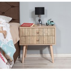 Woody Fashion Noćni ormarić, Sonoma hrast, Two - 728