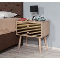 Woody Fashion Noćni ormarić, Sonoma hrast, Two - 220