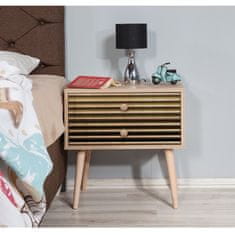 Woody Fashion Noćni ormarić, Sonoma hrast, Two - 220