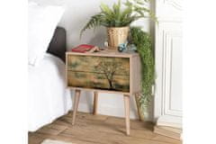 Woody Fashion Noćni ormarić, Sonoma hrast, Two - 729