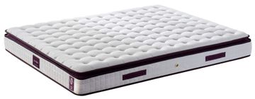 Woody Fashion Madrac, Bijela boja Ljubičasta, Purple 200x200 cm Double Size Padded Soft Mattress