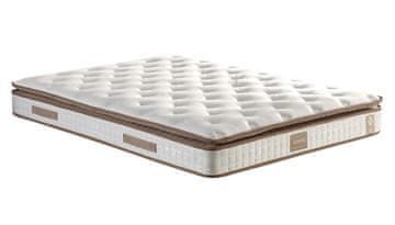 Woody Fashion Madrac, Bijela boja Smeđa, Queen 180x200 cm Double Size Padded Firm Mattress