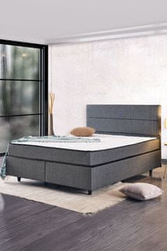 Woody Fashion Madrac, Bijela boja Sivo, Silver 90x190 cm Single Size Firm Mattress