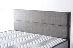 Woody Fashion Madrac, Bijela boja Sivo, Silver 90x190 cm Single Size Firm Mattress