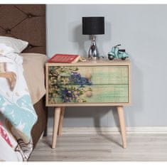 Woody Fashion Noćni ormarić, Sonoma hrast, Two - 727