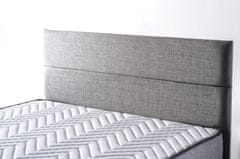 Woody Fashion Madrac, Bijela boja Sivo, Silver 140x190 cm Double Size Firm Mattress