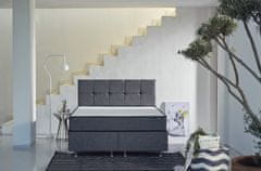 Woody Fashion Madrac, Bijela boja Sivo, Diamond 100x200 cm Single Size Ultra Firm Mattress