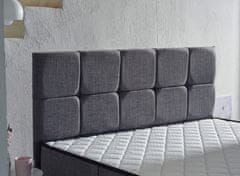 Woody Fashion Madrac, Bijela boja Sivo, Diamond 100x200 cm Single Size Ultra Firm Mattress