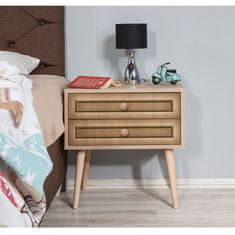 Woody Fashion Noćni ormarić, Sonoma hrast, Two - 420