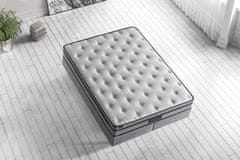 Woody Fashion Madrac, Bijela boja Sivo, Greypedic 180x200 cm Double Size Ultra Firm Mattress