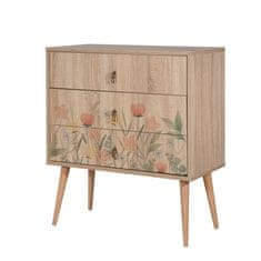 Woody Fashion Noćni ormarić, Sonoma hrast, City Tulip - Oak