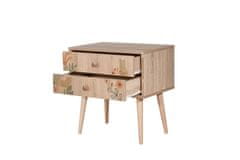 Woody Fashion Noćni ormarić, Višebojno, City Cat