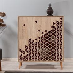 Woody Fashion Višenamjenski ormarić, Sonoma hrast, MULTİLÜX-122