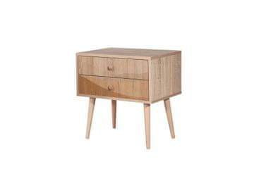 Woody Fashion Noćni ormarić, Višebojno, City - Desert