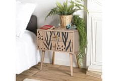 Woody Fashion Noćni ormarić, Višebojno, City Daisy