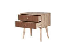 Woody Fashion Noćni ormarić, Višebojno, City Form