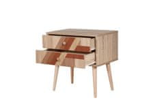 Woody Fashion Noćni ormarić, Višebojno, City Flow