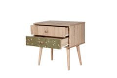 Woody Fashion Noćni ormarić, Višebojno, City Dino