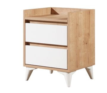 Woody Fashion Noćni ormarić, Tuvalle 041