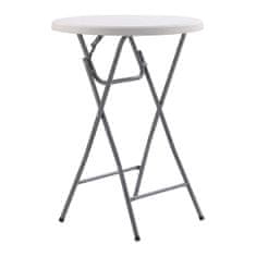 Denis Okrugli barski stol 80 cm, bijeli
