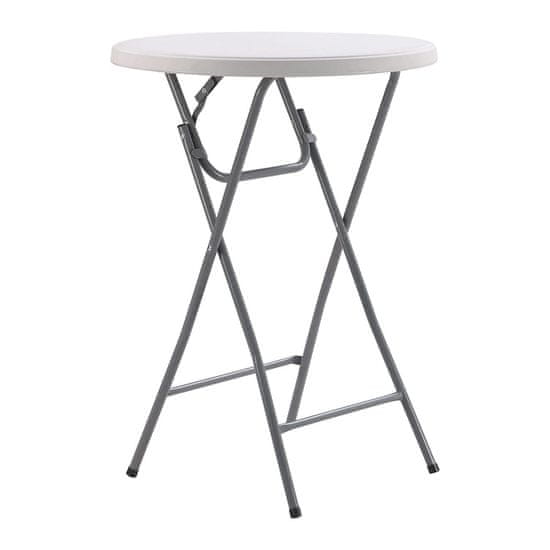 Denis Okrugli barski stol 80 cm, bijeli