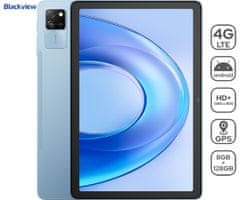 Blackview TAB 60 PRO tablet, 25,65 cm (10,1), 4G LTE, 8 GB + 128 GB, HD+, futrola, plava