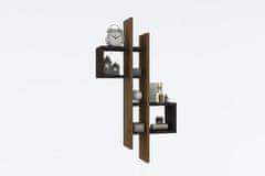 Woody Fashion Zidna polica EMSE, Emse - Oak, Anthracite