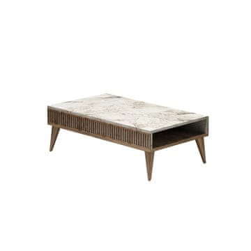 Woody Fashion Namještaj za dnevni boravak MILAN WHITE, Milan - Walnut, White