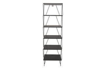 Woody Fashion Polica za knjige BALABAN antracit, Balaban - Anthracite